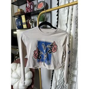 Vans Long sleeve Half Crop Top. XS